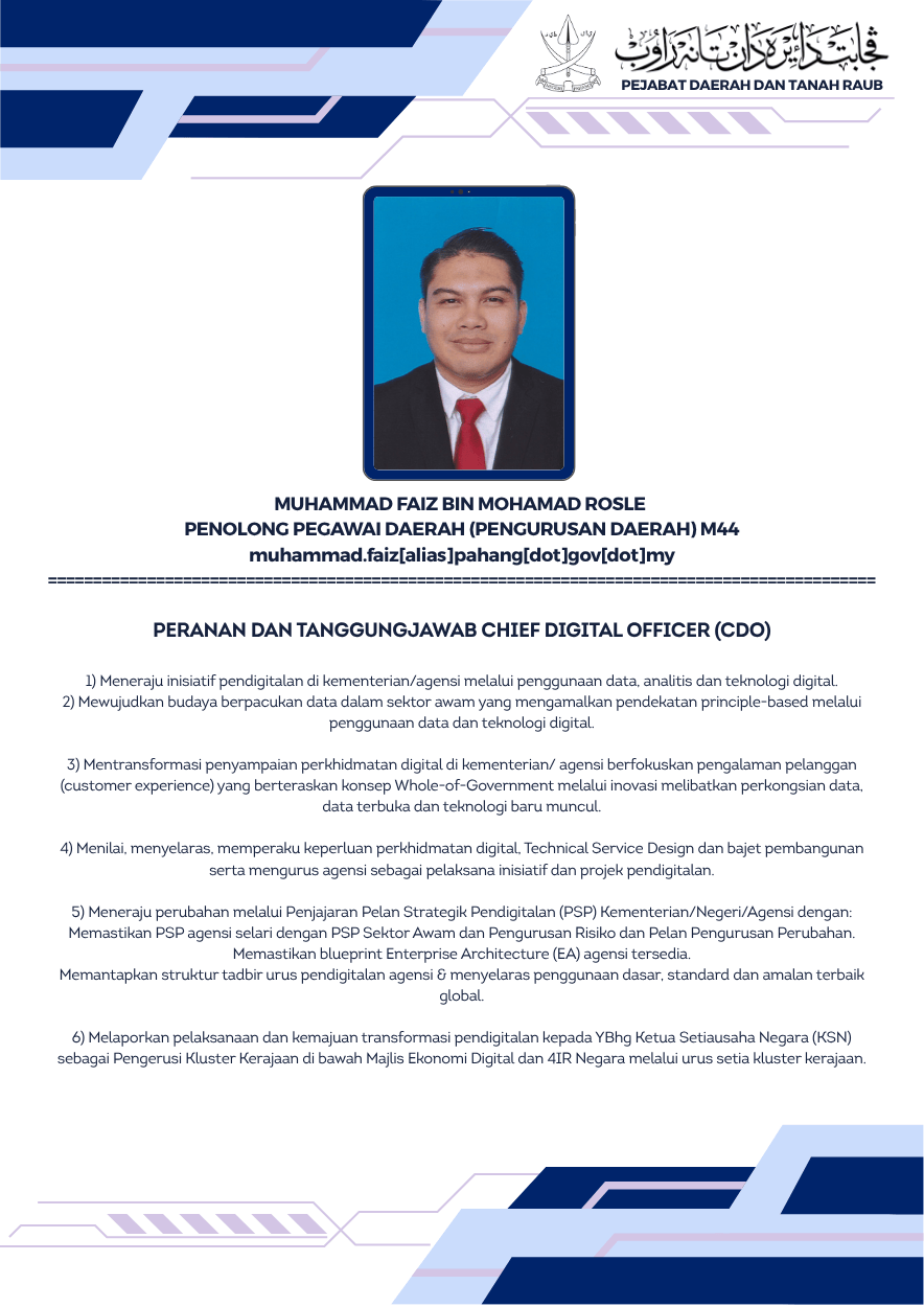 KETUA PEGAWAI DIGITAL (CDO)